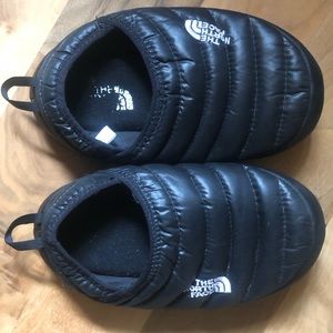 North Face down slippers